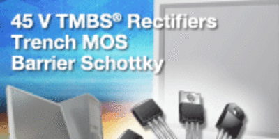 45-V TMBS rectifiers are released in four new packaging formats
