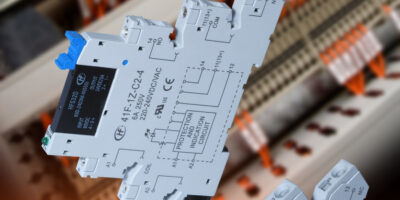 6mm slim relay socket with screwless treatment for speed and safety