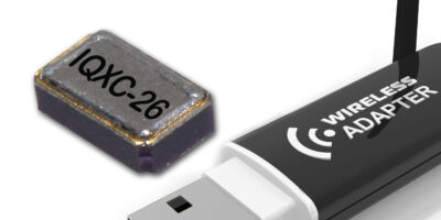 Miniature 4-pad crystal available in the 26.0 to 80.0 MHz frequency range