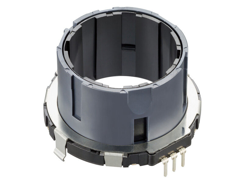 Low-profile ring-type 2-phase incremental encoder with hollow shaft