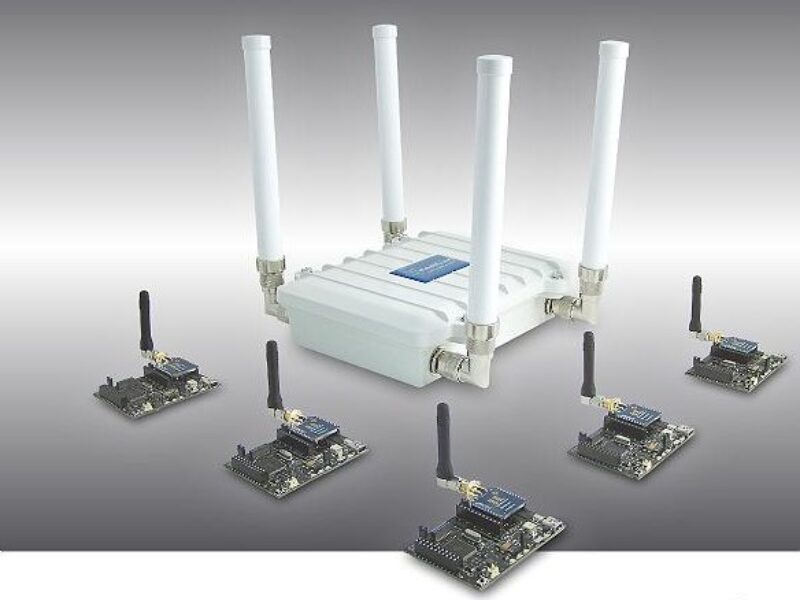 Multi-protocol wireless router connects ZigBee sensor networks  to the Internet