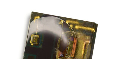 Three-channel reflective encoders measure 3.95×3.40mm