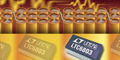 High voltage battery stack monitor enhances HEV/EV battery management systems