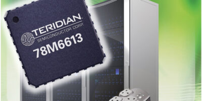 Energy measurement SoC offers improved control of AC/DC power supplies in servers