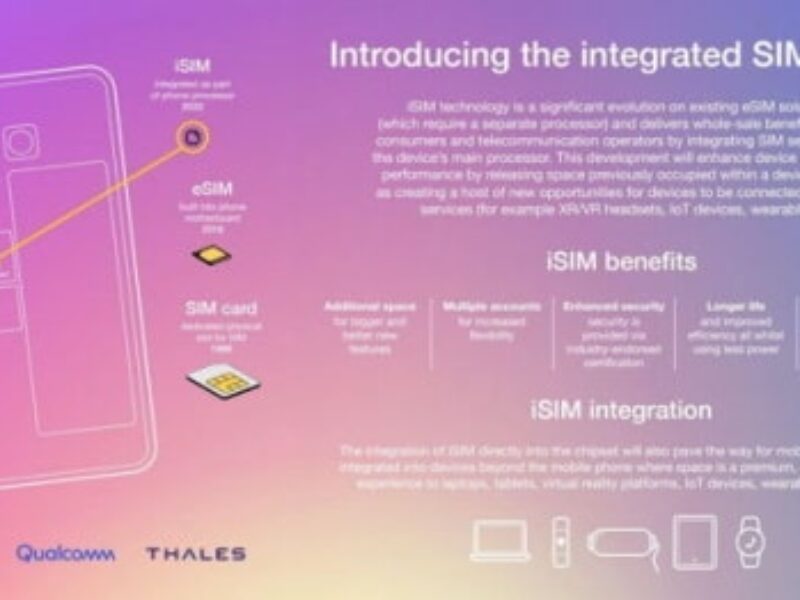 Démonstration du tout premier smartphone doté de la technologie iSIM