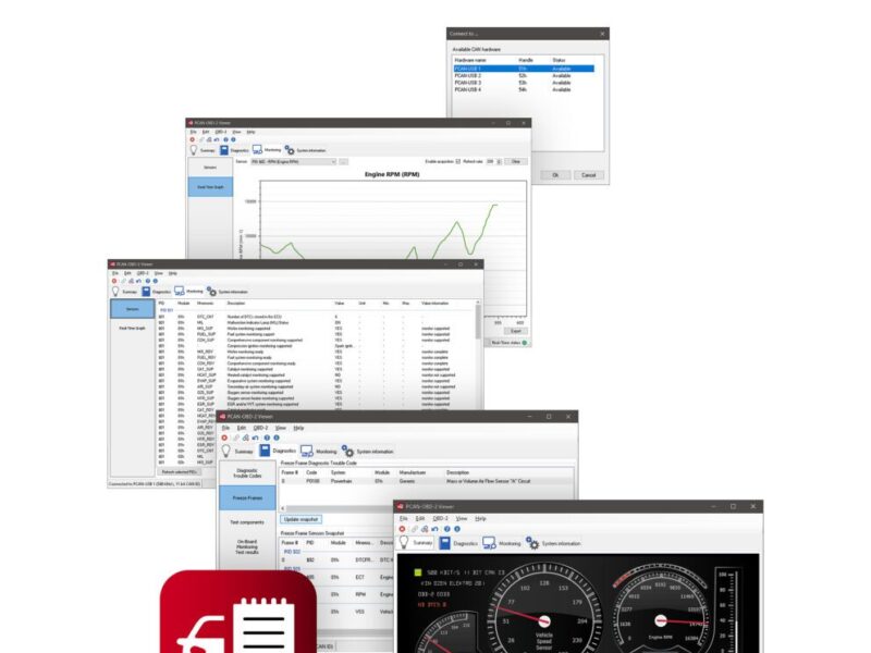 Nouvelle version du logiciel de visualisation des données de diagnostic OBD-2