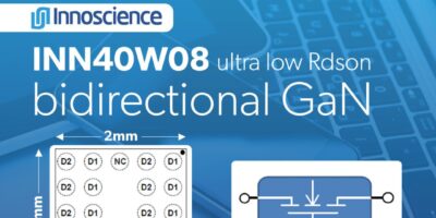 HEMT GaN bidirectionnel 40 V en boîtier miniature