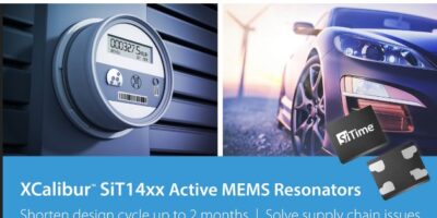 MEMS active resonators replace quartz crystals