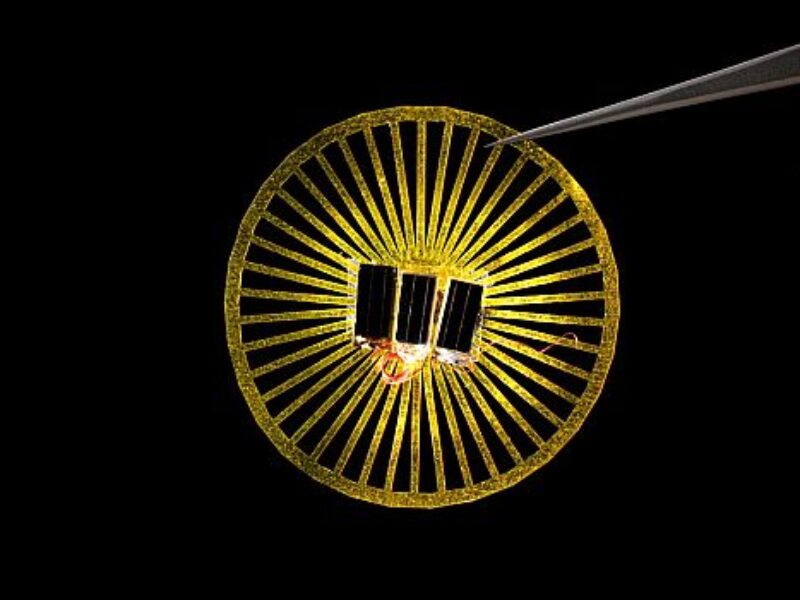 Bio-inspired battery-free sensors disperse in the wind