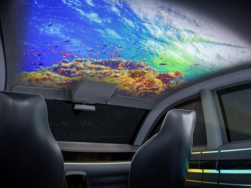Osram, partner bring digital projections to vehicle headliner