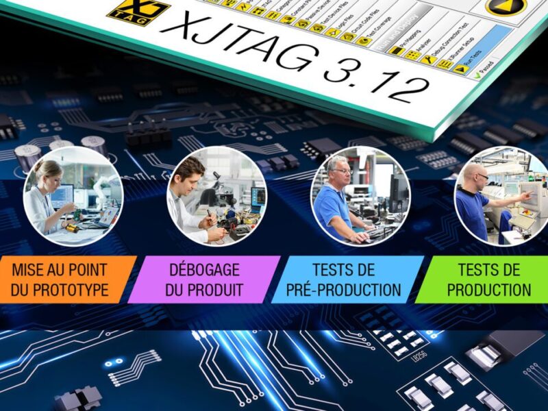 XJTAG 3.12 accélère le développement et le débogage des configurations boundary scan