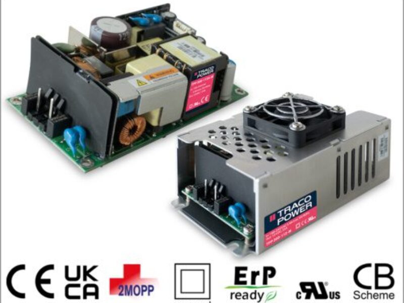 Convertisseur CA/CC Traco Power à densité de puissance élevée