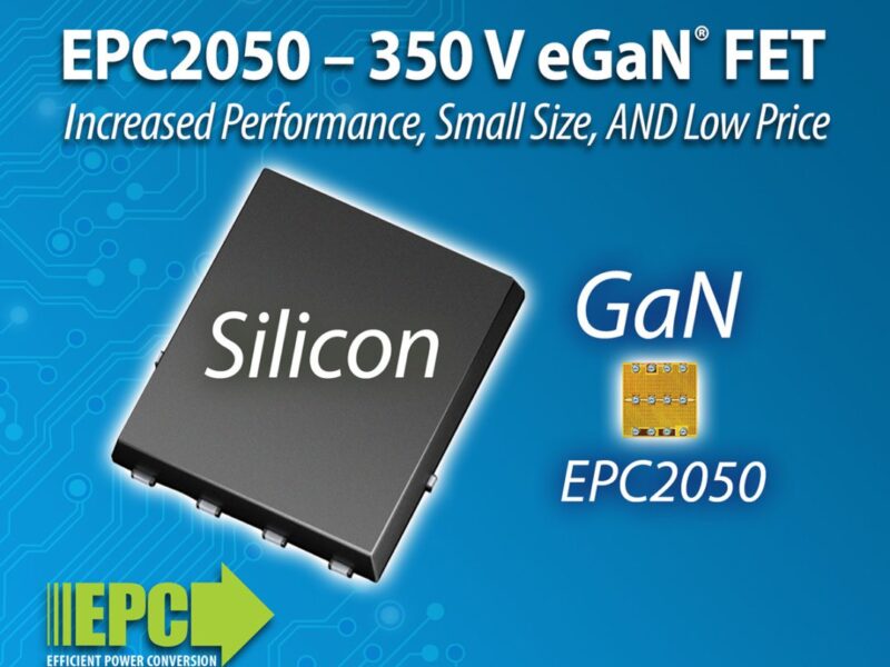 Low cost 350 V GaN power transistor 20x smaller