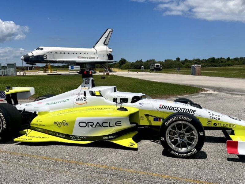 Video shows world record speed for autonomous car