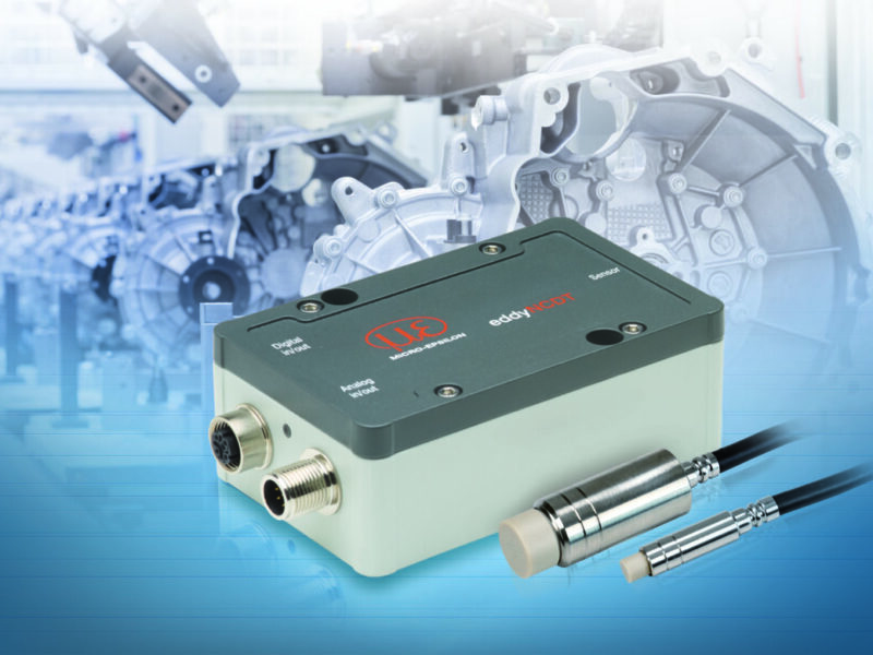 Capteurs à courants de Foucault pour petites plages de mesure