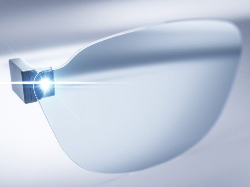 Ultra-compact projection display for AR glasses