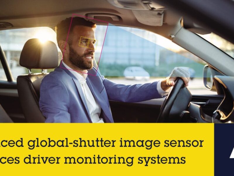 Global shutter image sensor enables affordable and reliable driver monitoring systems