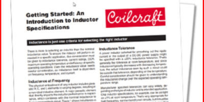 Getting started: An introduction to Inductor Specifications