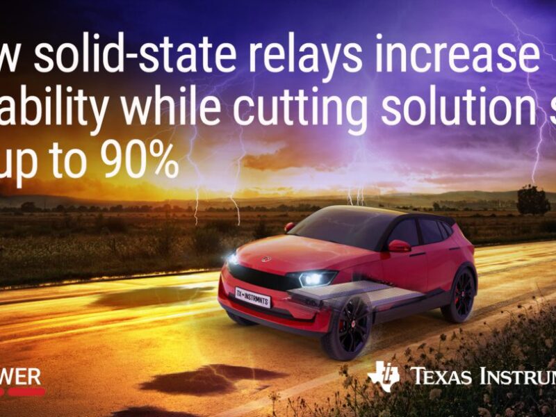 Solid-state relays improve EV safety while taking up less space