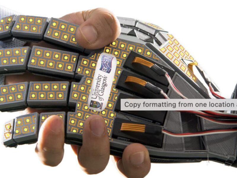 Artificial skin for touch-sensitive robots capable of feeling ‘pain’