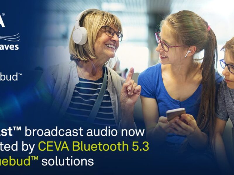 Bluetooth 5.3 platform IP supports Auracast™ broadcast audio