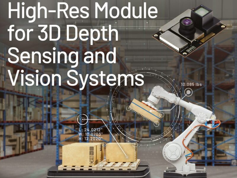 High-resolution module for 3D depth sensing and vision systems  