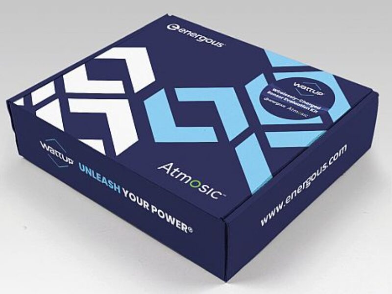 Wirelessly powered sensor eval kit for IoT ecosystem