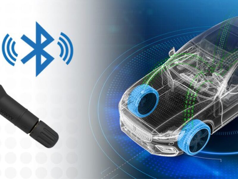 Tire Pressure Monitoring Systems communicates through Bluetooth LE
