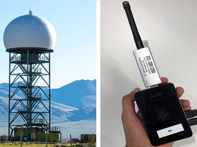 Satellite ground station system uses tiny low-cost receiver module