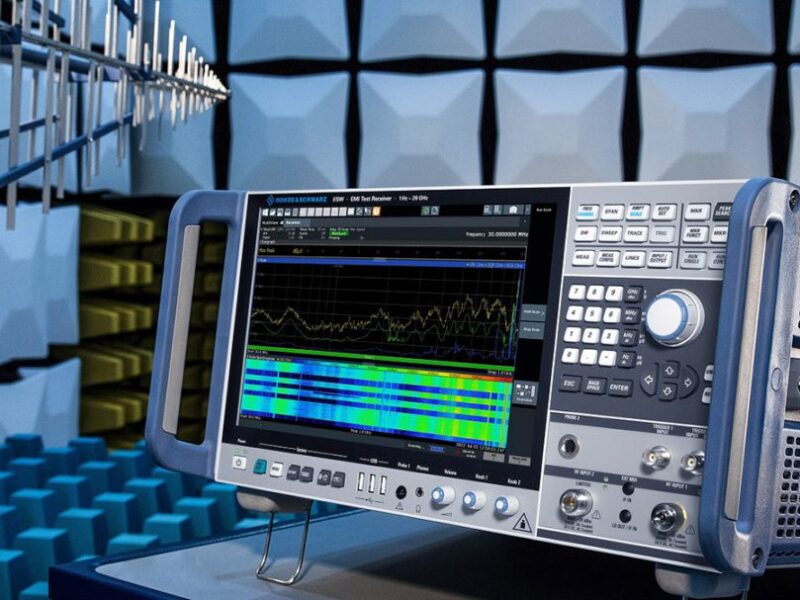 EMI test receiver offers bandwidth to 1 GHz