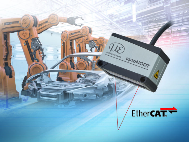 Capteur laser performant avec interface EtherCAT intégrée