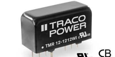 Convertisseurs 12 W ultra compact sous boîtier métallique SIP-8