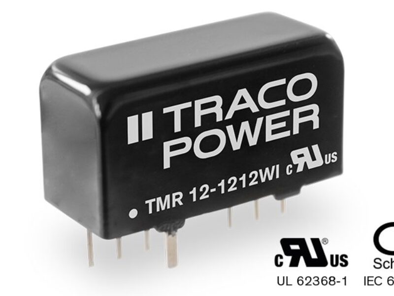 Convertisseurs 12 W ultra compact sous boîtier métallique SIP-8