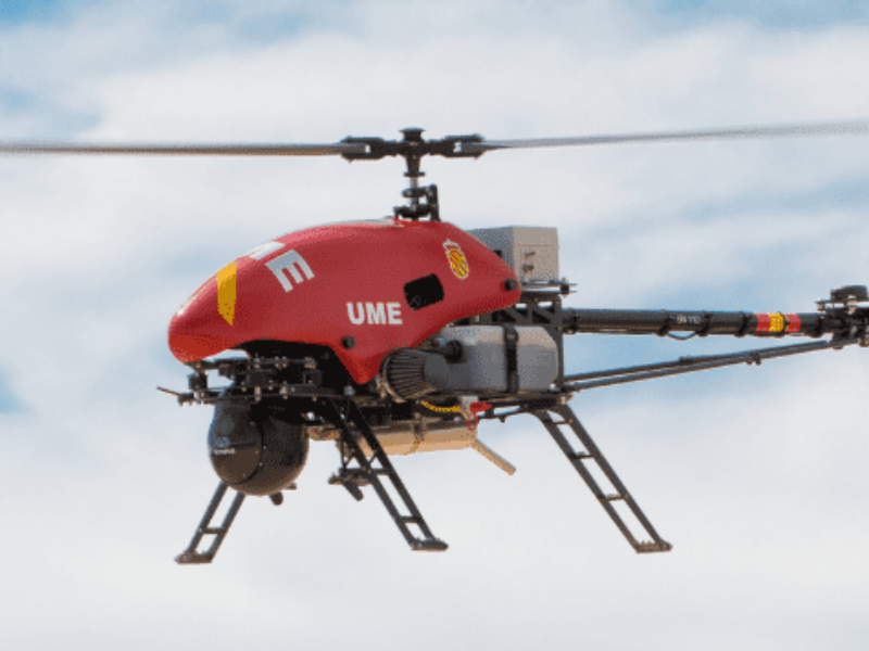 Drones help tackle heatwave fires across Spain