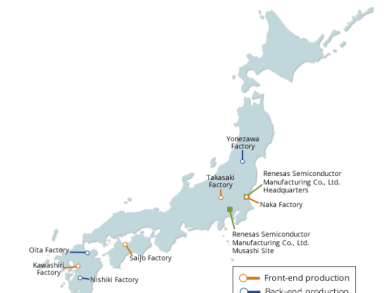 Renesas restores production after Japan lightning strike