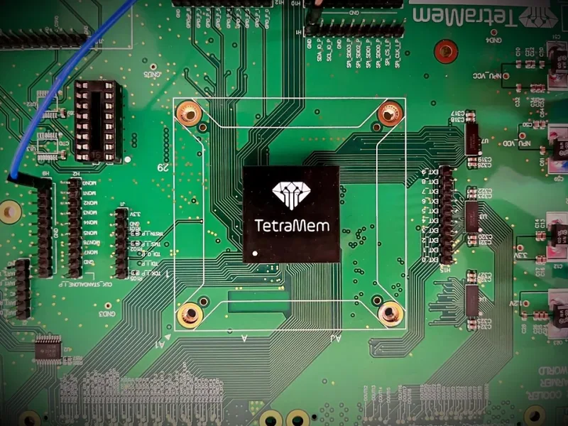 Analog-in-memory AI processor startup uses memristors