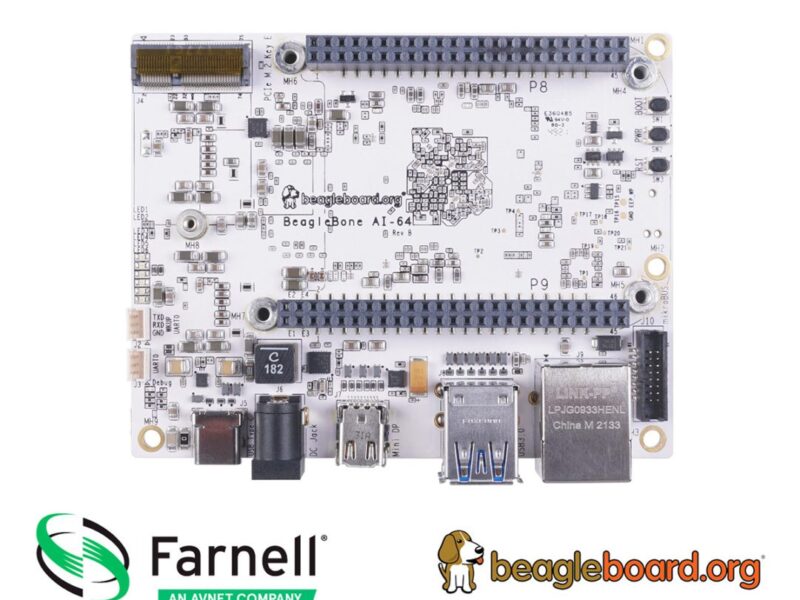 Farnell stocks new BeagleBone® AI-64 SBC