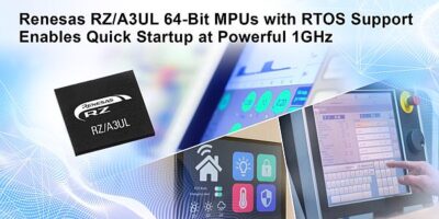 1GHz 64-bit MPUs with RTOS support