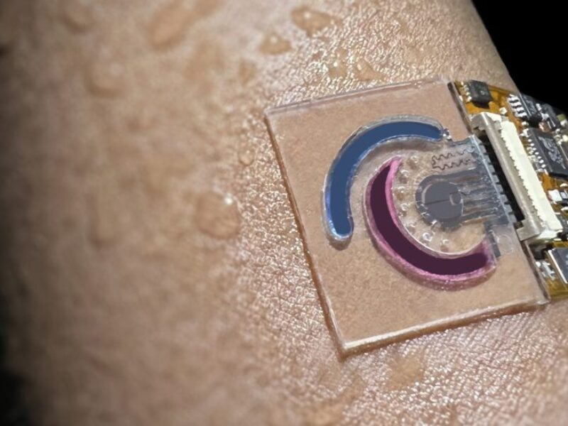Wearable graphene sweat sensor gives continuous monitoring