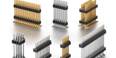 Connecteurs mâles CMS en construction sandwich au pas de 1,27 mm