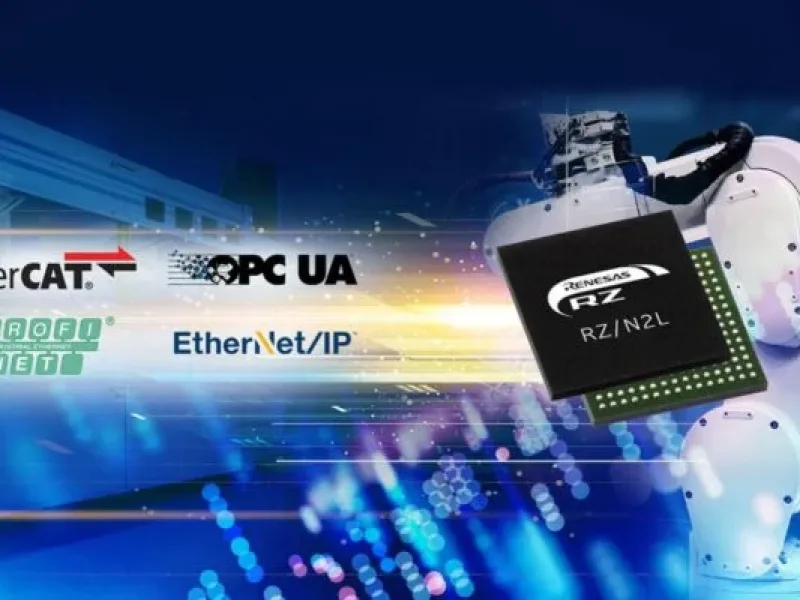Les microprocesseurs Renesas simplifient l&rsquo;Ethernet industriel