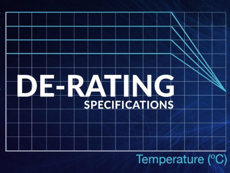 Understanding AC-DC power supply de-rating specifications