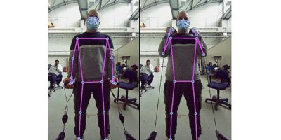 Smart mirror aids in fitness training