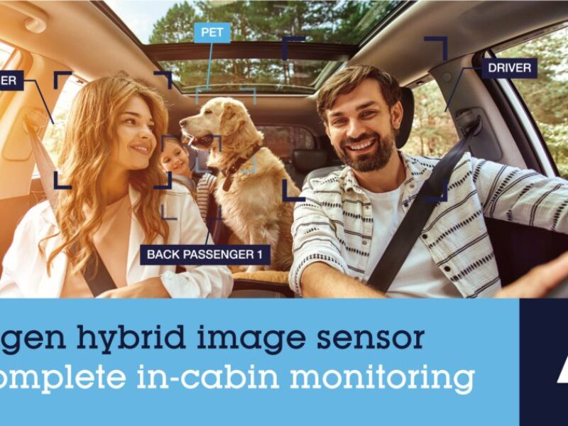 Hybrid image sensor enables in-vehicle interior monitoring
