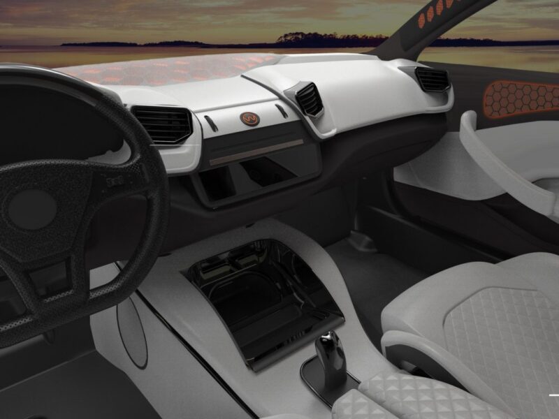 Audio panels use fully recycled materials