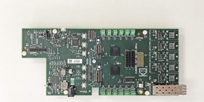 Automotive Gigabit Ethernet switch comes with optical ports