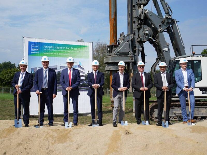 Jenoptik breaks ground on €70m micro-optics fab in Dresden