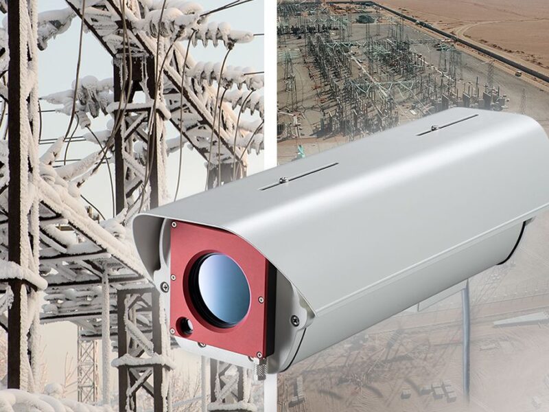 Boîtier de protection extérieur pour utiliser des caméras IR dans des environnements difficiles