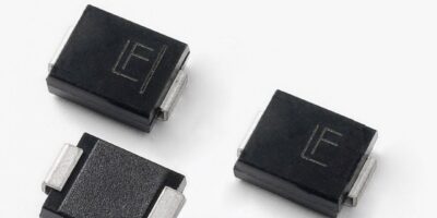 Diodes TVS compactes garantissant améliorent de 66% la gestion des pics de tension
