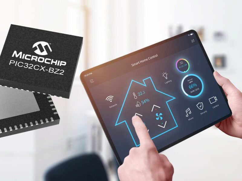 Les nouveaux microcontrôleurs PIC à base Arm facilitent l&rsquo;ajout de connectivité Bluetooth Low Energy
